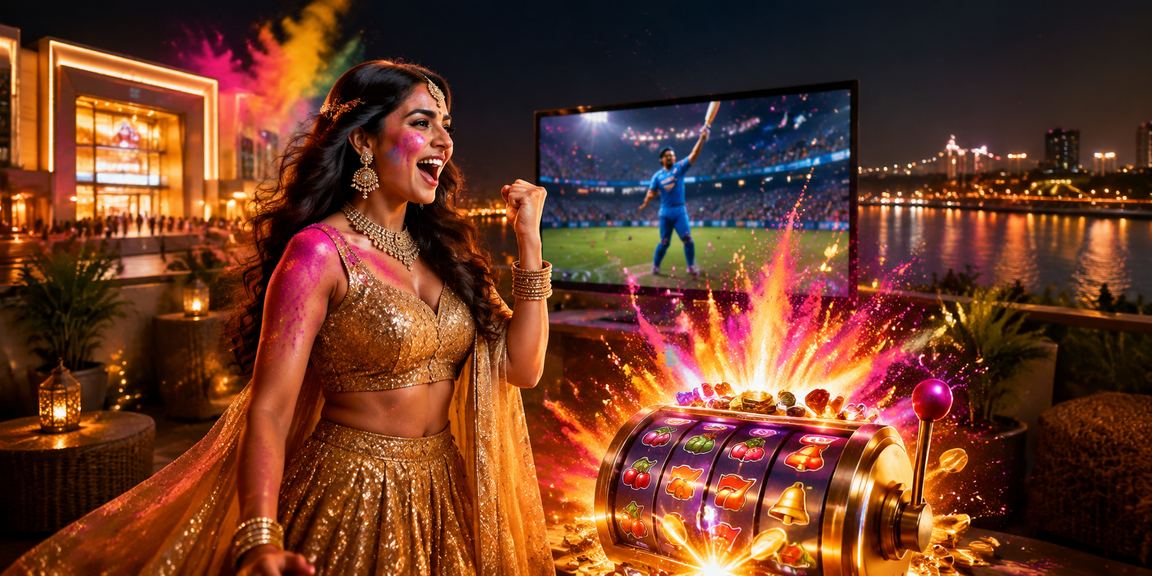 Mobile slot game interface preview with traditional attire in Delhi